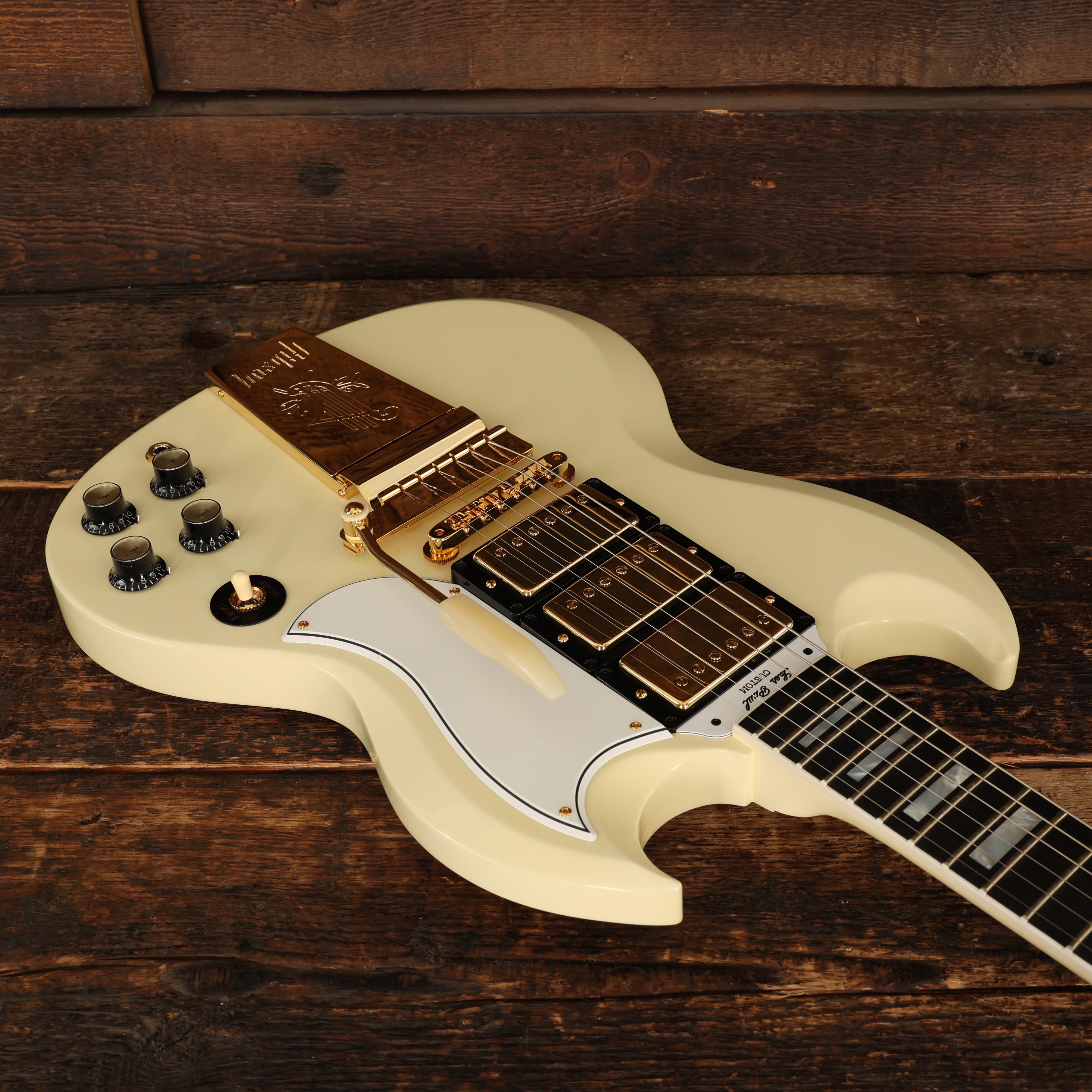 Gibson Custom Shop 1963 Les Paul SG Custom Reissue Maestro Vibrola